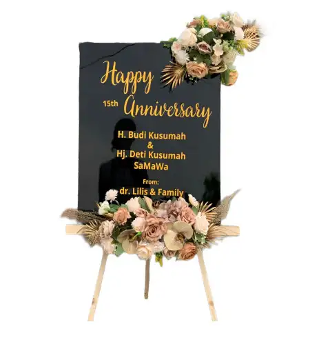 Papan Bunga Akrilik Wanayasa