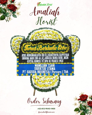 Papan Bunga Duka di Wanayasa