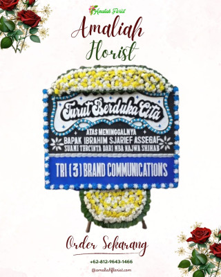 Papan Bunga Duka di Wanayasa