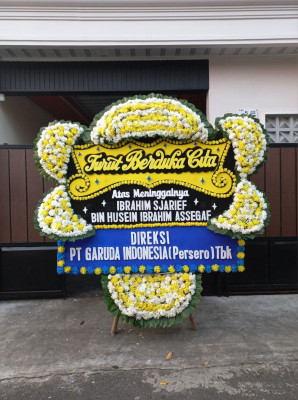 Papan Bunga Duka di Wanayasa